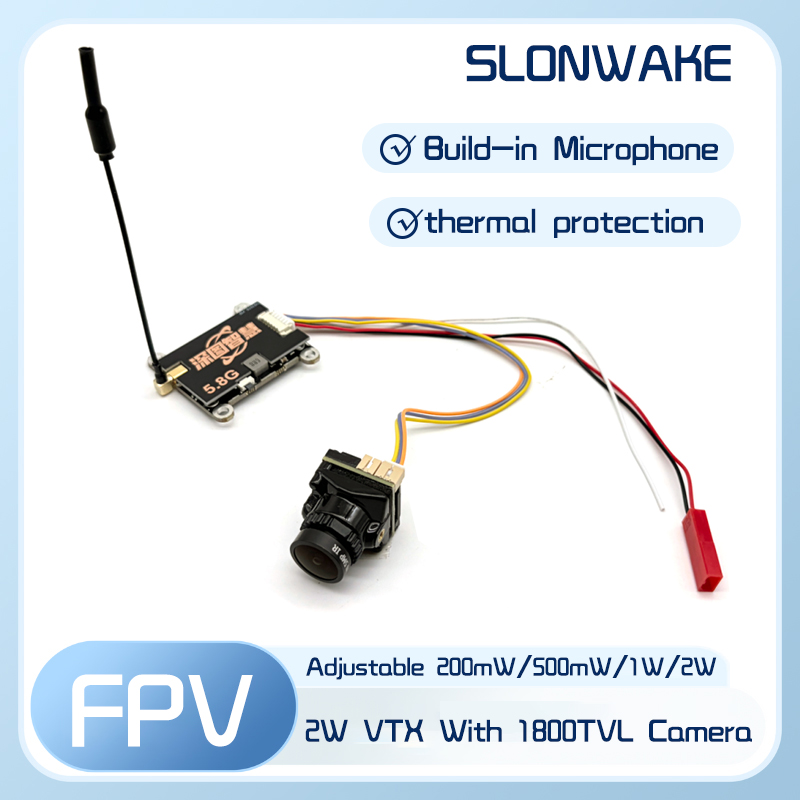 Fpv Drone Quadcopter - Trasmettitore VTX SLONWAKE 5.8G 56CH 2W