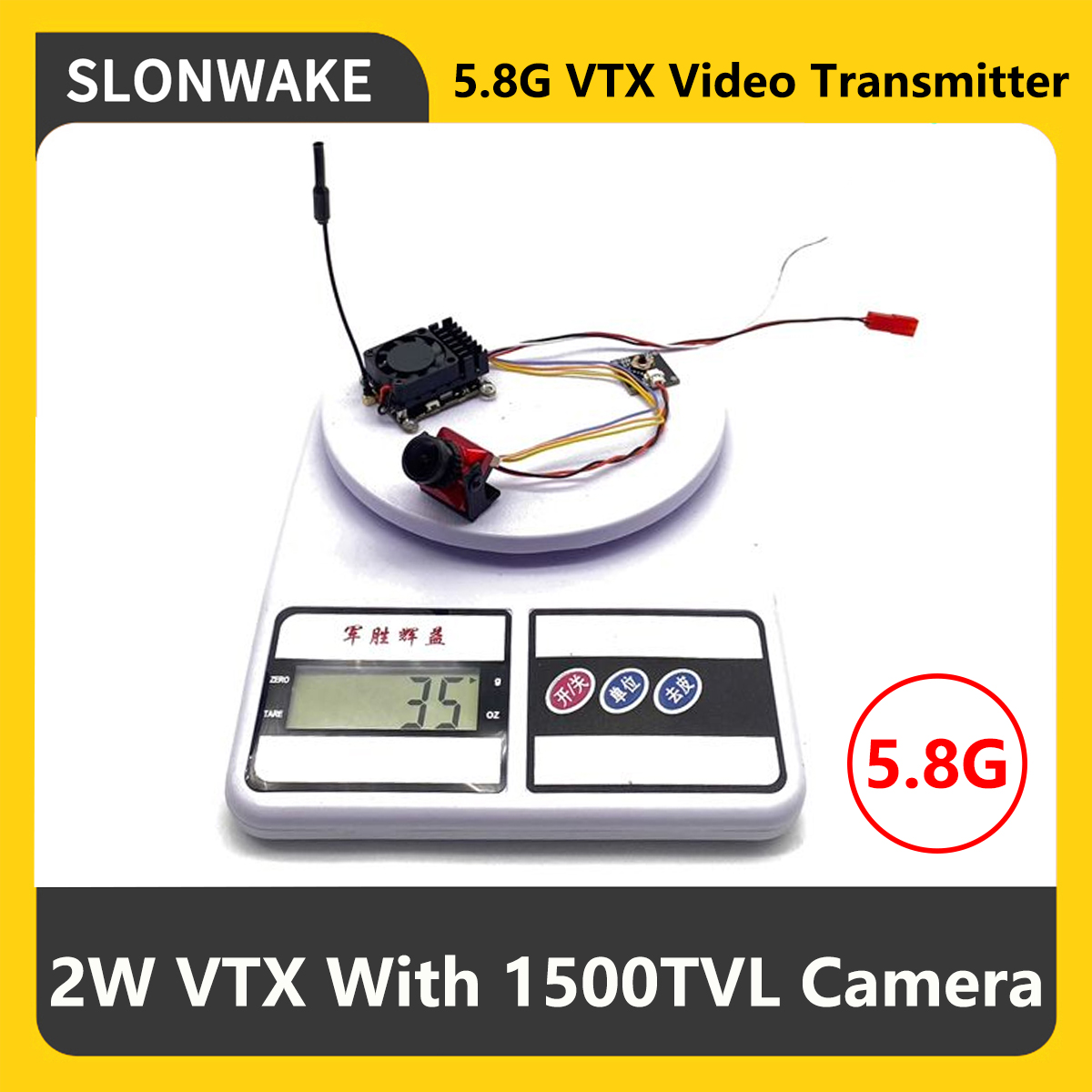 Fpv Drone Frame - SLONWAKE 5.8G 2000mW Trasmettitore FPV VTX