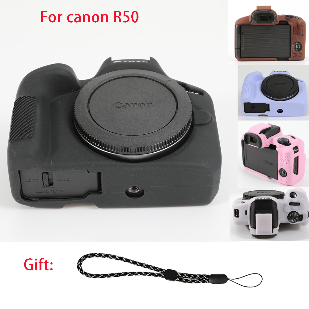 Canon Camera Eos R50 - Custodia Protettiva in Silicone per Fotocamera